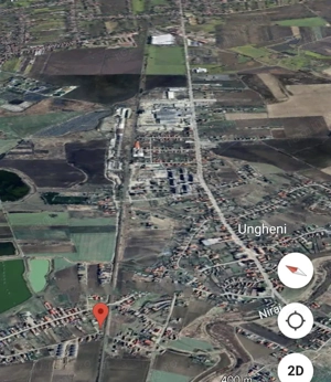 Teren Intravilan 1000mp cartier Linistit Drum asfaltat utilitati la Poarta - imagine 2