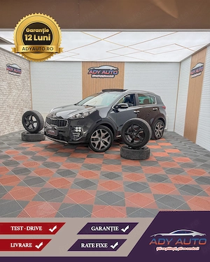  KIA SPORTAGE.  GT-LINE . 2018 . 1,6 Benzina . Panoramic . Piele . Carte service.  Garantie 12 luni.