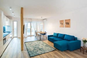 Apartament de 2 camere, 2 bai, parcare, terasa cu vedere spre lac, Pipera