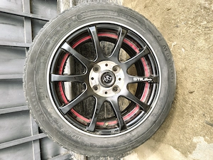 Jante aliaj R 14 / 4 x 100 / cb 67 mm , set prezoane cromate ,  - imagine 3