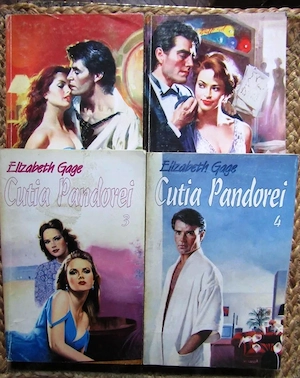 cutia pandorei de elizabeth gage toate cele patru 4 volume editie completa editura miron 1994 302 35