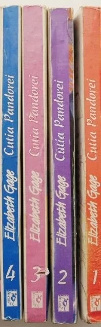 cutia pandorei de elizabeth gage toate cele patru 4 volume editie completa editura miron 1994 302 35 - imagine 2