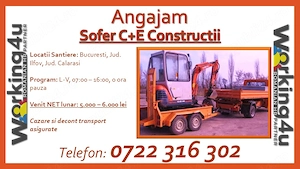 Sofer C + E Transport Utilaje si Materiale pentru Constructii