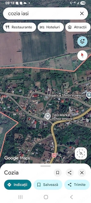 Vând casă loc Cozia Jud Iasi