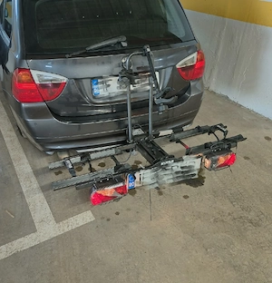 suport 2 biciclete Eufab pliabil 