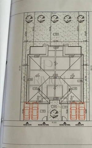 Duplex pe plan - 3 bai - asfalt - toate utilitatile - imagine 4