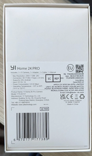 Camera supraveghere smart Yi 2K Pro - noua - imagine 2