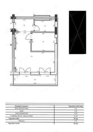 Apartament 2 camere, 40 mp, complex Maurer, Tg Mures - imagine 6