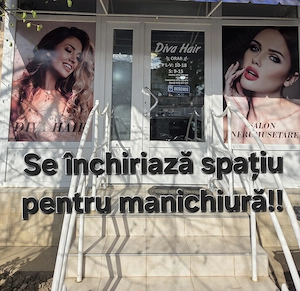 Spațiu pentru manichiură în salon de înfrumusețare!