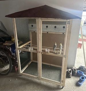 Voliera pentru papagali si pasari exocice - imagine 3