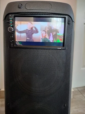 Boxa portabila cu display ,redare fisiere audio si video