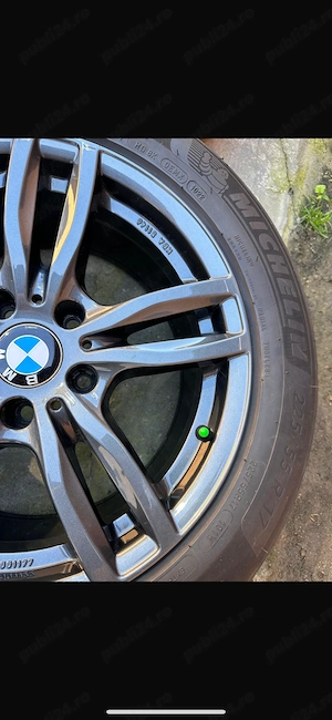 Vând cauciucuri michelin  cu jante se vând impreuna - imagine 2