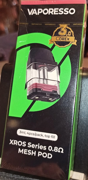 Cartuș Vaporesso Xros Mesh 0,8 Ohm 3 ml