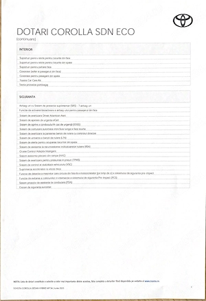 Toyota Corolla Hybrid Eco 2025 - imagine 7