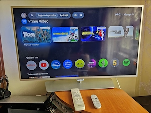 Smart GoogleTv Phillips 102cm 40PFH6510 Full HD Slim Ambilight LED