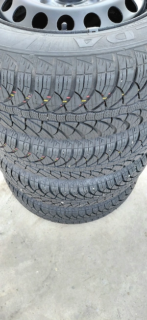 Jante 5x112 R15 + Cauciucuri 195 65 R16 Fulda Dot 2025 - imagine 3