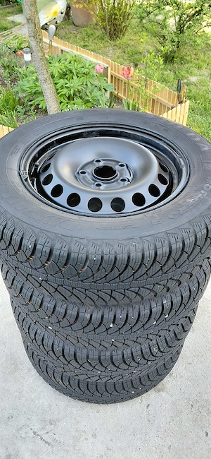 Jante 5x112 R15 + Cauciucuri 195 65 R16 Fulda Dot 2025 - imagine 4