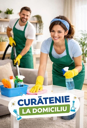 Servicii curățenie domiciliu, birouri,debarasați spatii apartamente