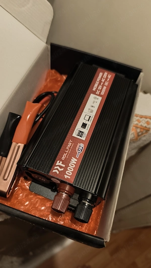 Invertor auto 12V la 220V, putere maximă 1000W NOU
