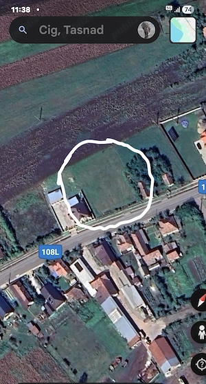 Vând teren intravilan sat Cig , Tasnad jud Satu Mare - imagine 2