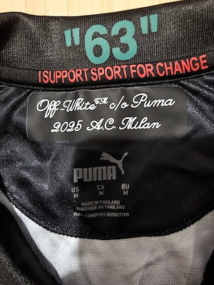 Puma x Off-White AC Milan Jersey M - imagine 4