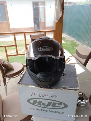 Cască moto hjc i 100 solid - imagine 5