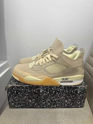 Jordan 4 Off White Sail - imagine 2