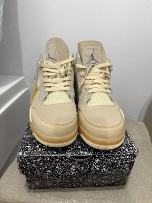 Jordan 4 Off White Sail - imagine 5