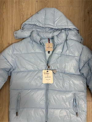 Geaca Moncler Maya baby blue 