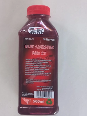 Ulei amestec Mix 2 T. Este destinat motoarelor în doi timpi