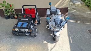 Masina cu telecomanda+ motocicleta politie 