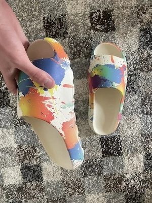 Șlapi multicolor mărime 42 43 - imagine 2