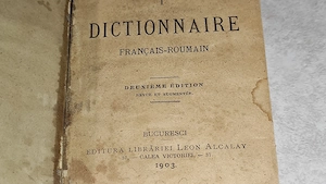 dictionar francez - roman an 1903  - imagine 2