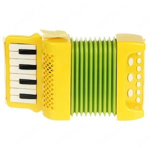 Acordeon interactiv pentru copii cu 10 clape,2 bași,29x15x17 cm,nou - imagine 3
