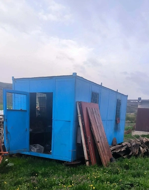 vând container tablă, 2 compartimente