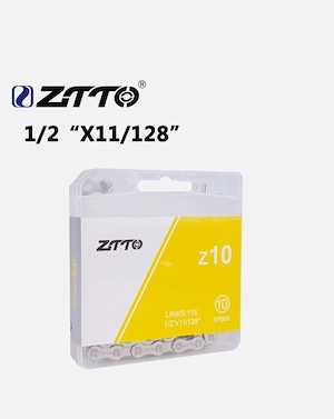 Lant bicicleta 10 viteze 116 zale 1 2 x 11 128 mtb cursiera za rapidă compatibil Shimano, Sram otel