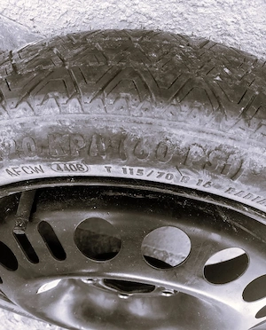 Rezerva Slim 5x110 pe 16" de Opel din 2006 - imagine 2