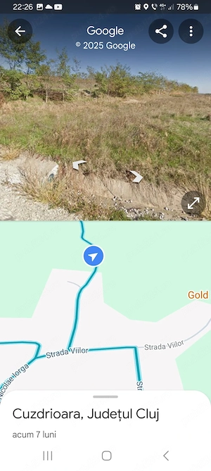 Vand teren intravilan Comuna Cuzdrioara