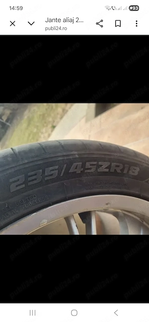 4 Cauciucuri vara M+S, Dot 2023, dimensiuni 235 45 18. - imagine 2