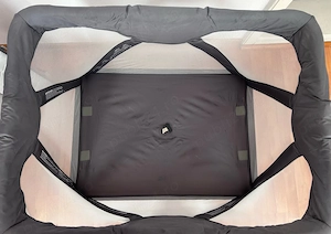 Nuna Patut pliant 2in1 Sena gri - imagine 2