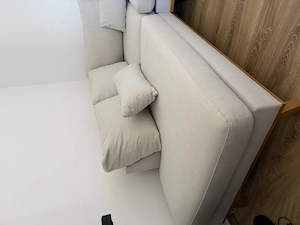 Canapea scandinavă modernă din textil - imagine 3