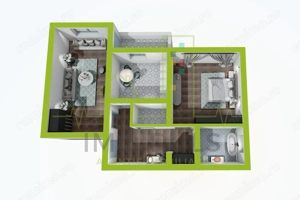 Decomandat. Centrala proprie. Acoperis. - imagine 10