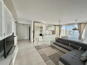 Apartament 3 camere, de inchiriat, centrala proprie, Giroc