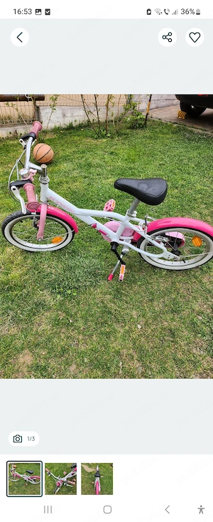 Vand bicicleta fetite dechatlon