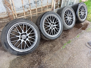 Vand jante Audi R19 originale BBS compatibile Vw sau Skoda 5x112 butuc 57.1  - imagine 4