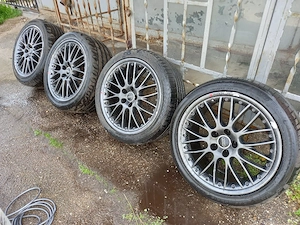 Vand jante Audi R19 originale BBS compatibile Vw sau Skoda 5x112 butuc 57.1  - imagine 3