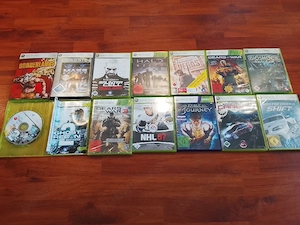 vand 13 jocuri Xbox live+2 manete+încărcător+cablu de alimentare+cablu video 400 lei negociabil 