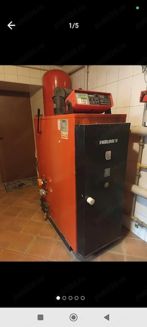 Centrala pe lemne 30kw FRÖLING - imagine 2