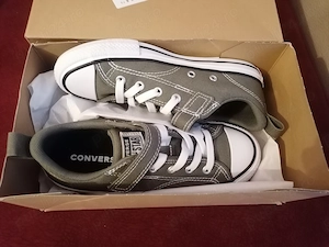 Tenesi converse copii marimea 34 - 35 - baiat fata unisex chuck taylor all star malden originali - imagine 5