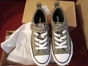 Tenesi converse copii marimea 34 - 35 - baiat fata unisex chuck taylor all star malden originali - imagine 2